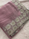 Soft Organza Silver Work-M12