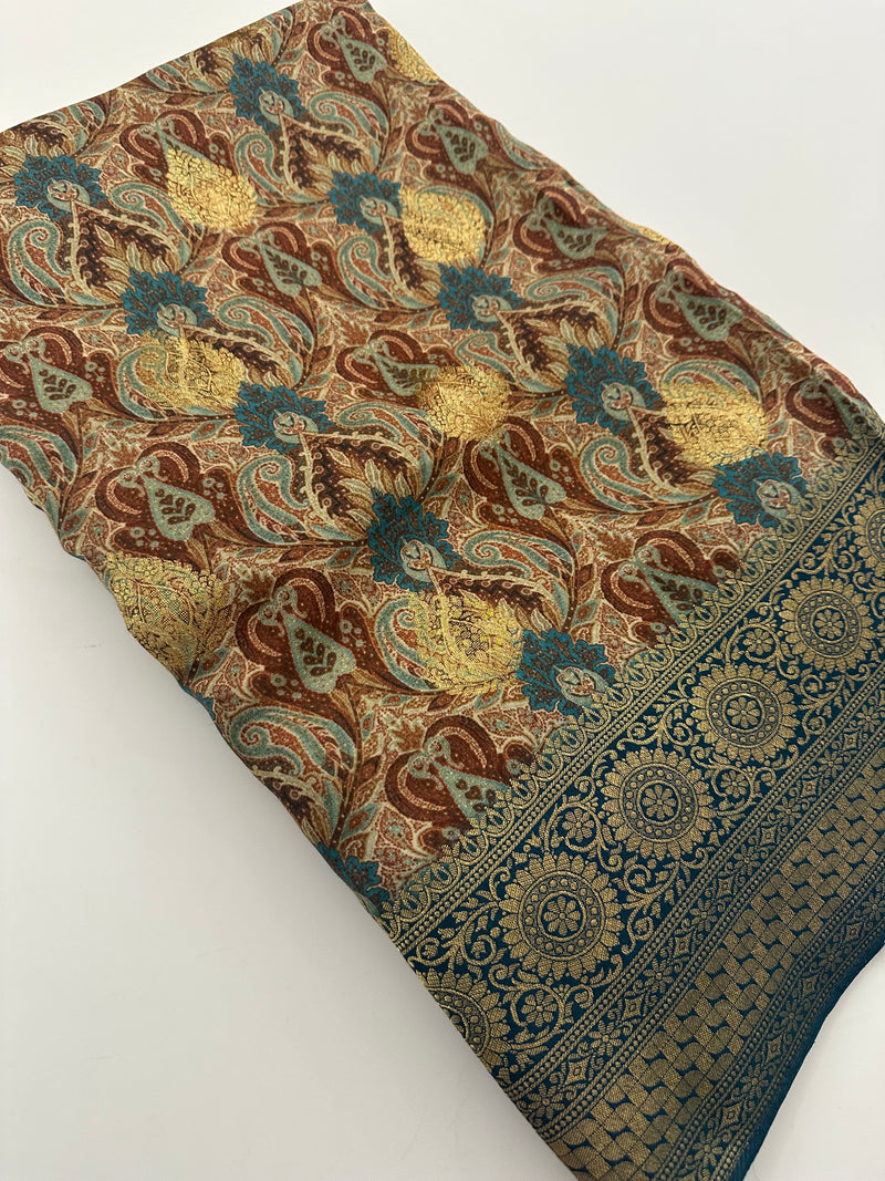 MASHLIN PRINTED SILK🌹 - AU10