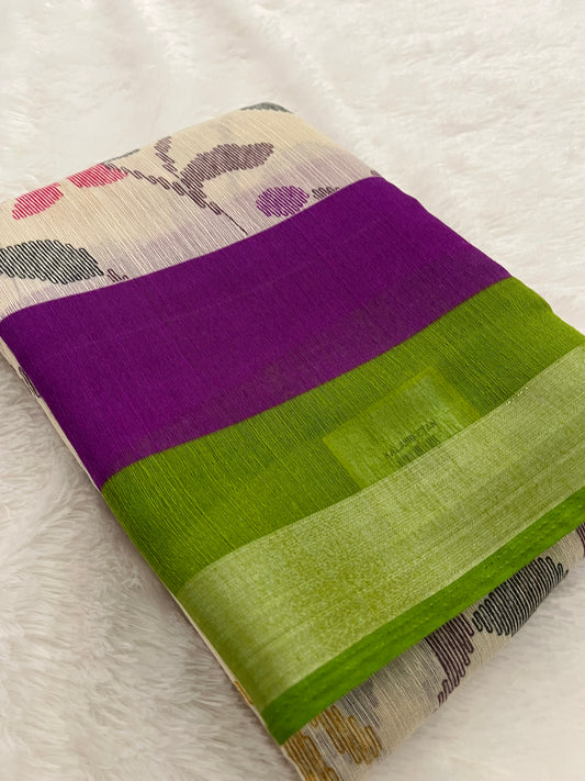 M10 linen chiffon