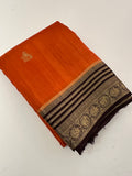 Cut Dana Work Border Chinnon Saree -AU6