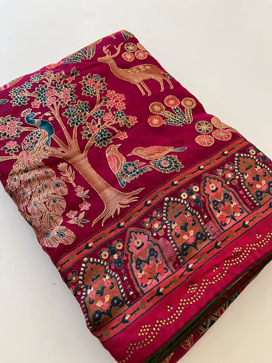 New Designer Fancy Saree 127-1129