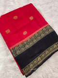 Tussar Viscose Fancy Saree-M19