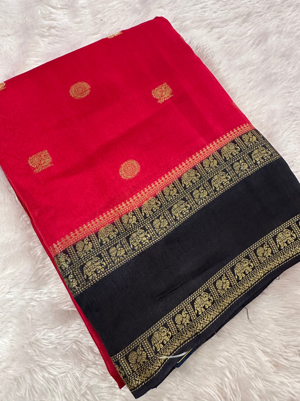 Tussar Viscose Fancy Saree-M19