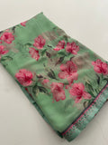 Premium floral printed Chiffons -AU4