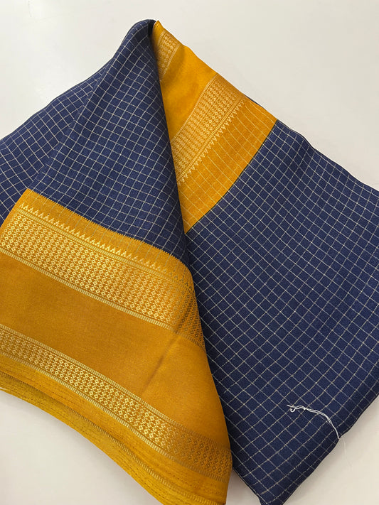Crepe Chiffon Check