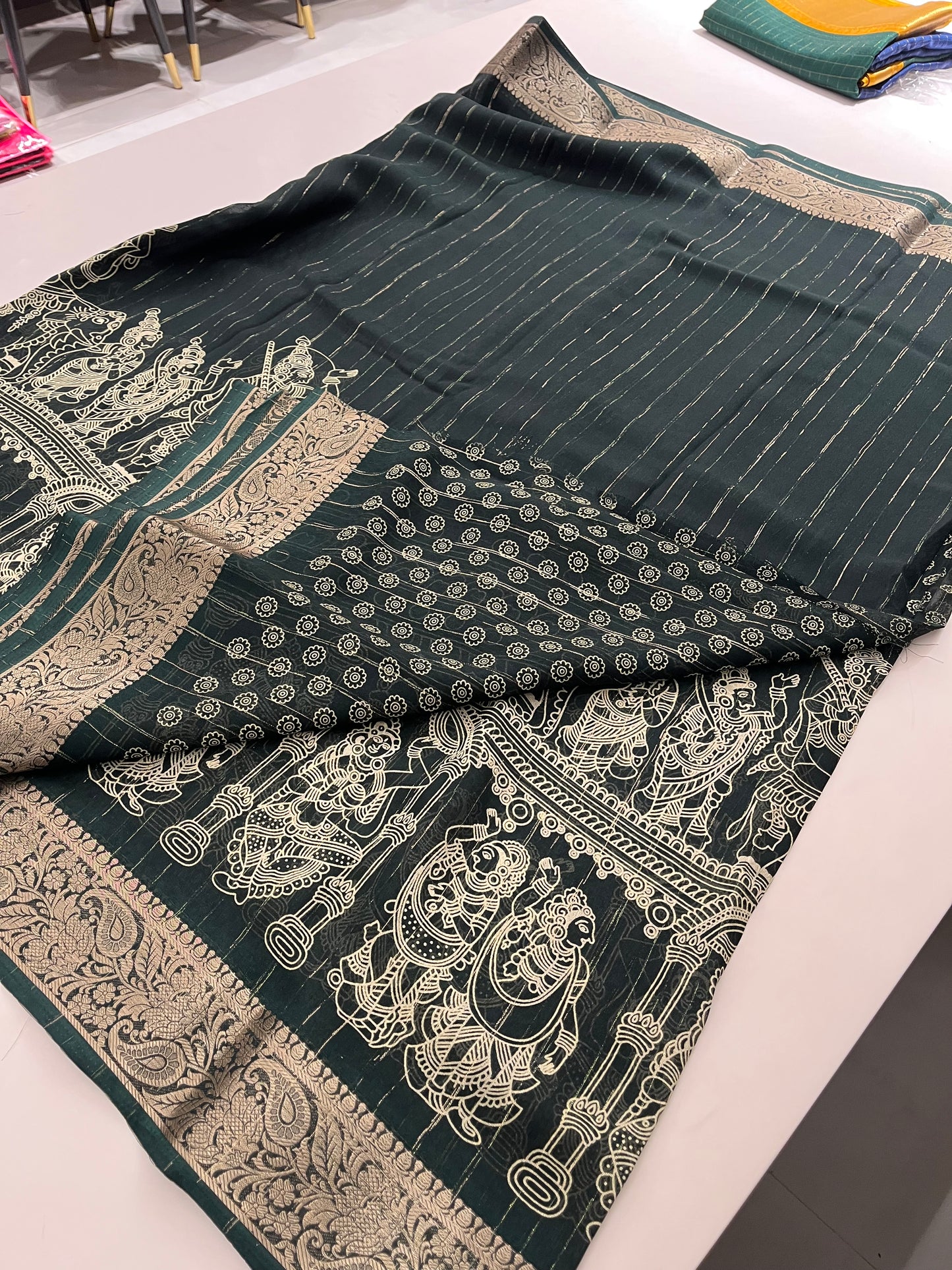 2111 ✨ ✨ KALAMKARI PRINTED CHIFFON ✨✨