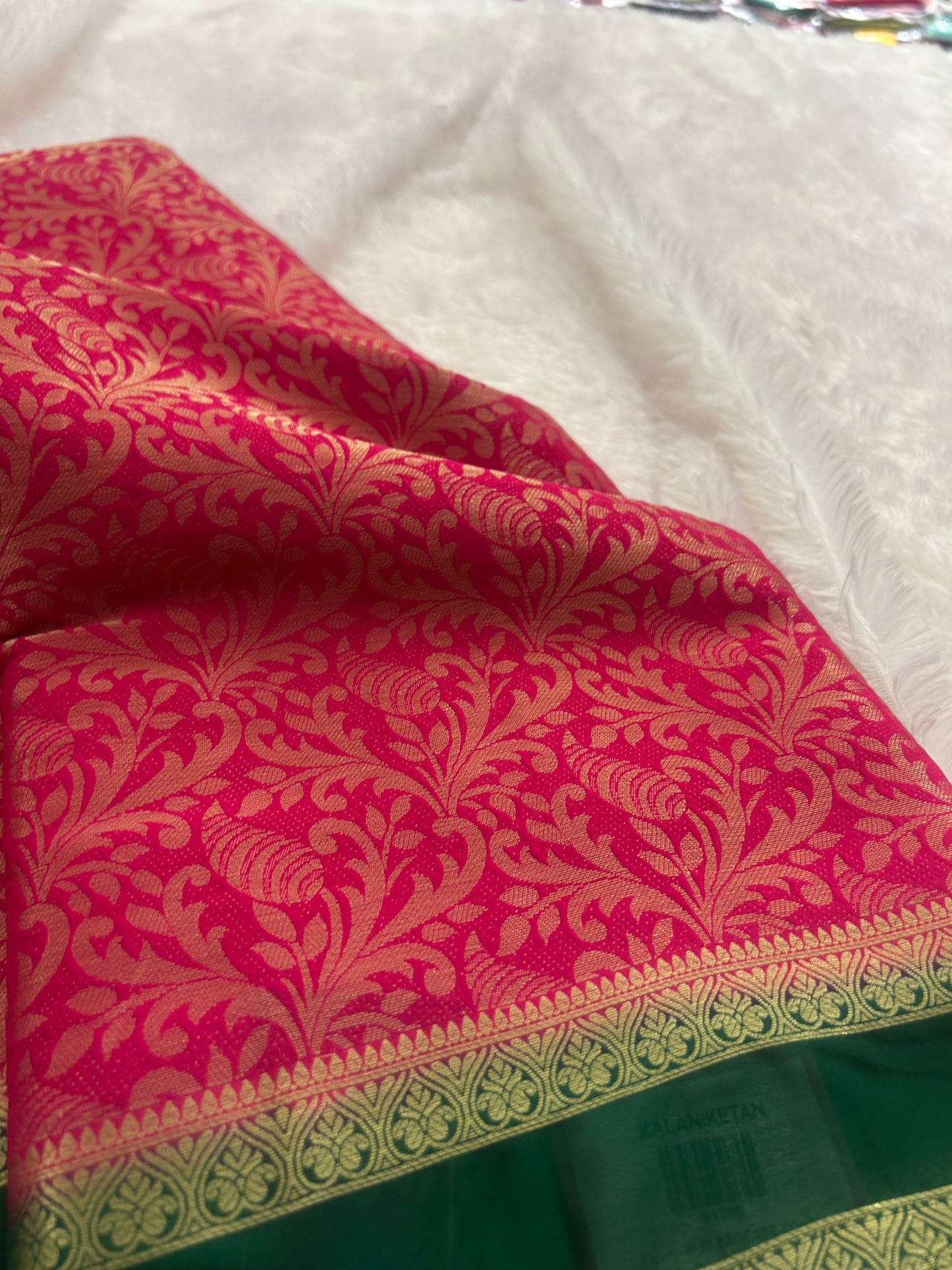 Brocade Style Semi Mysore Silk
