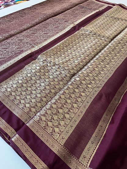 Banarasi brocade soft silk