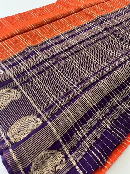 Semi Mysore silk new design
