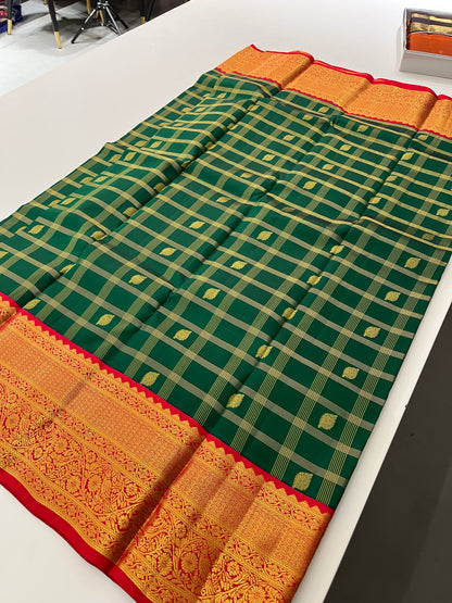 Pure Kanchipuram silk saree with silk mark certified