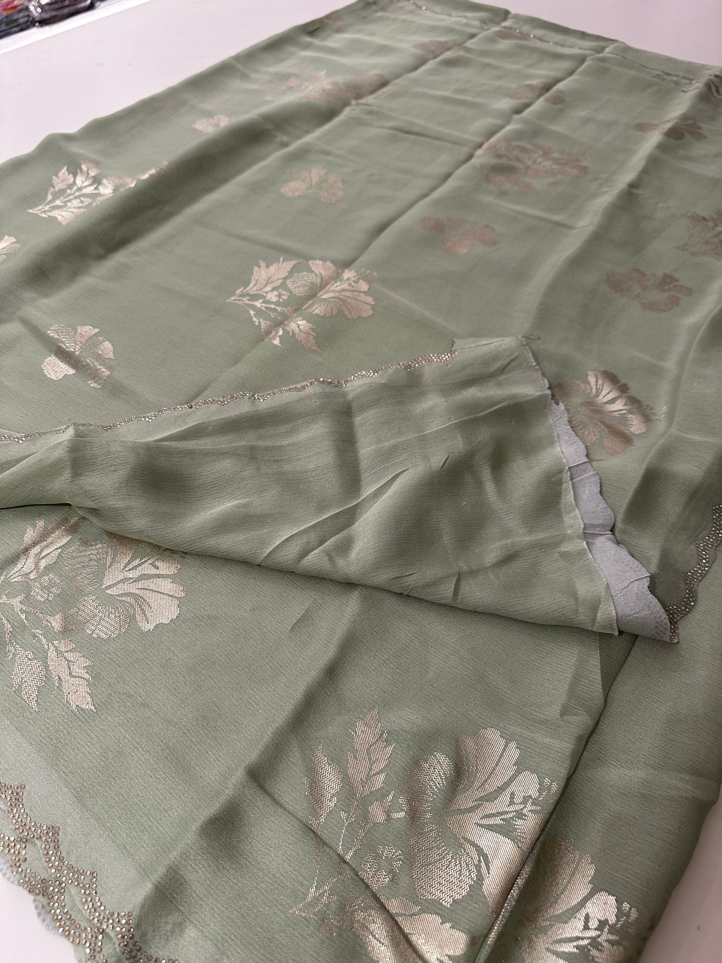 Foil Print Chiffon-J2