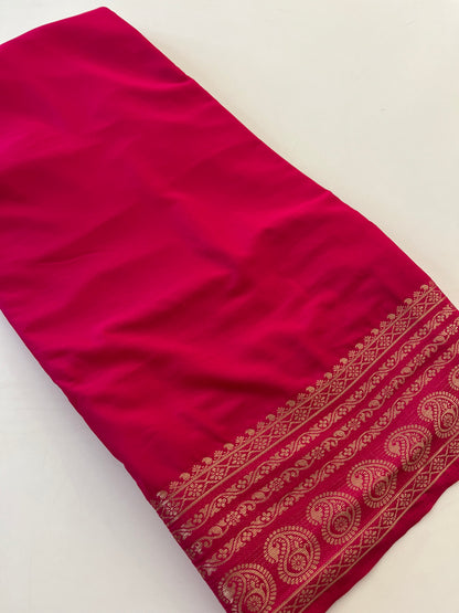 Crape Fancy Saree