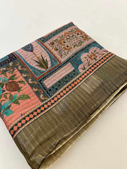 Crush Tussar Printed