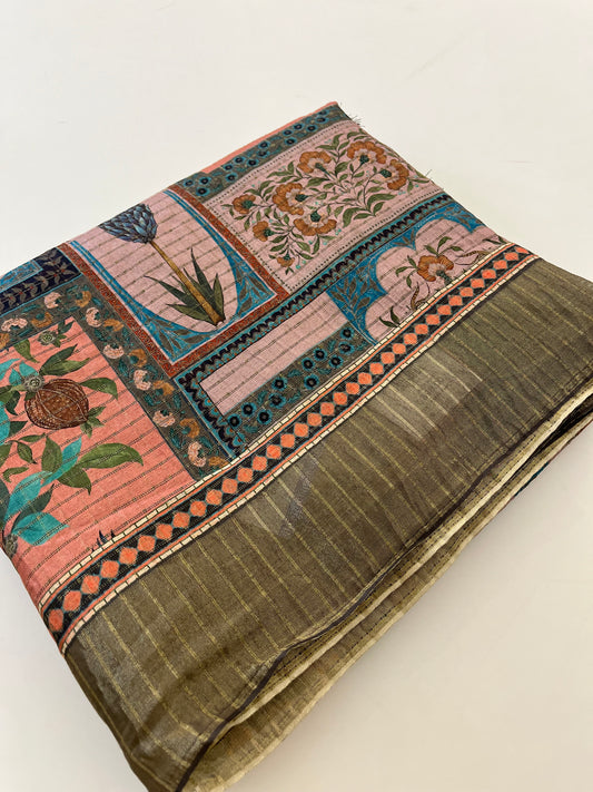 Crush Tussar Printed