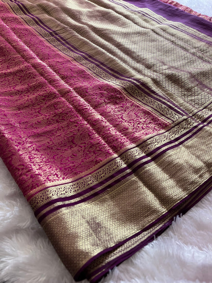 Banarasi Brocade soft silk