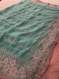 Work Organza Saree-JU12