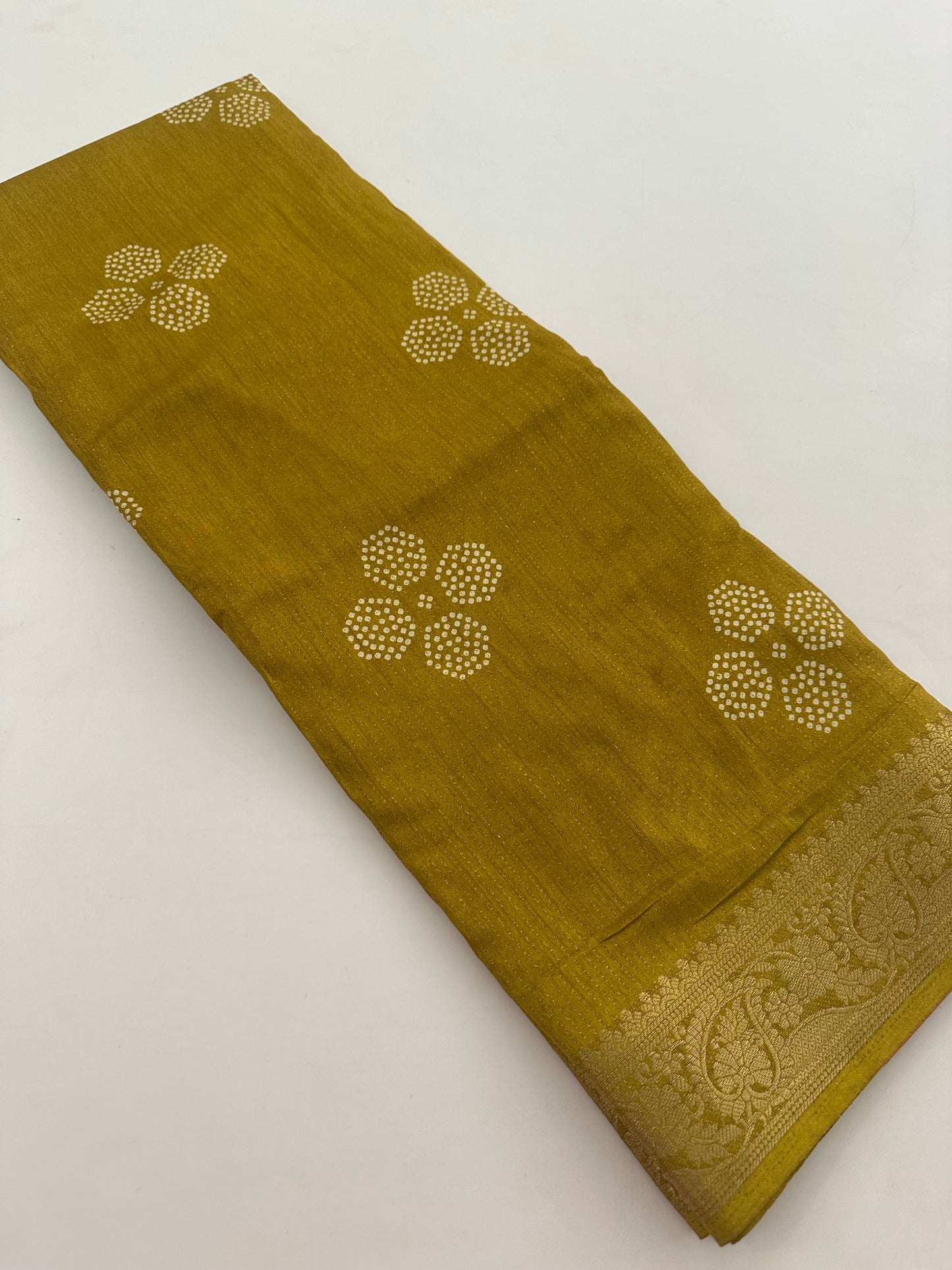 Tussar Chiffons Lines-J13