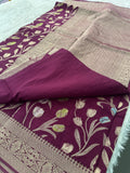 Tulips Linen Premium Saree-M13