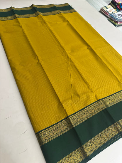 Semi Kanchi/Vegan Silk Saree-11