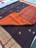 Tussar Fancy Saree in New Contrast Borders🌹- AU-17