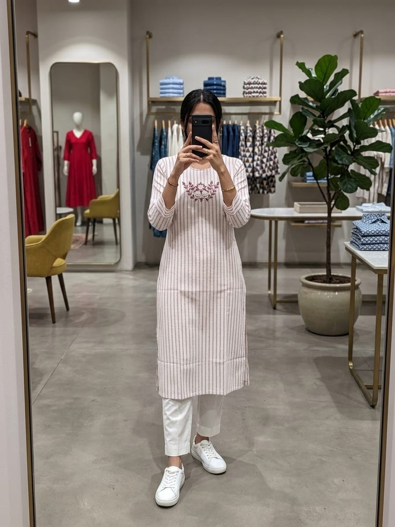 Cotton Kurti Kasturi Collection