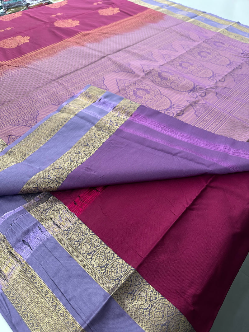 Semi Kanchi Silk Saree-J27