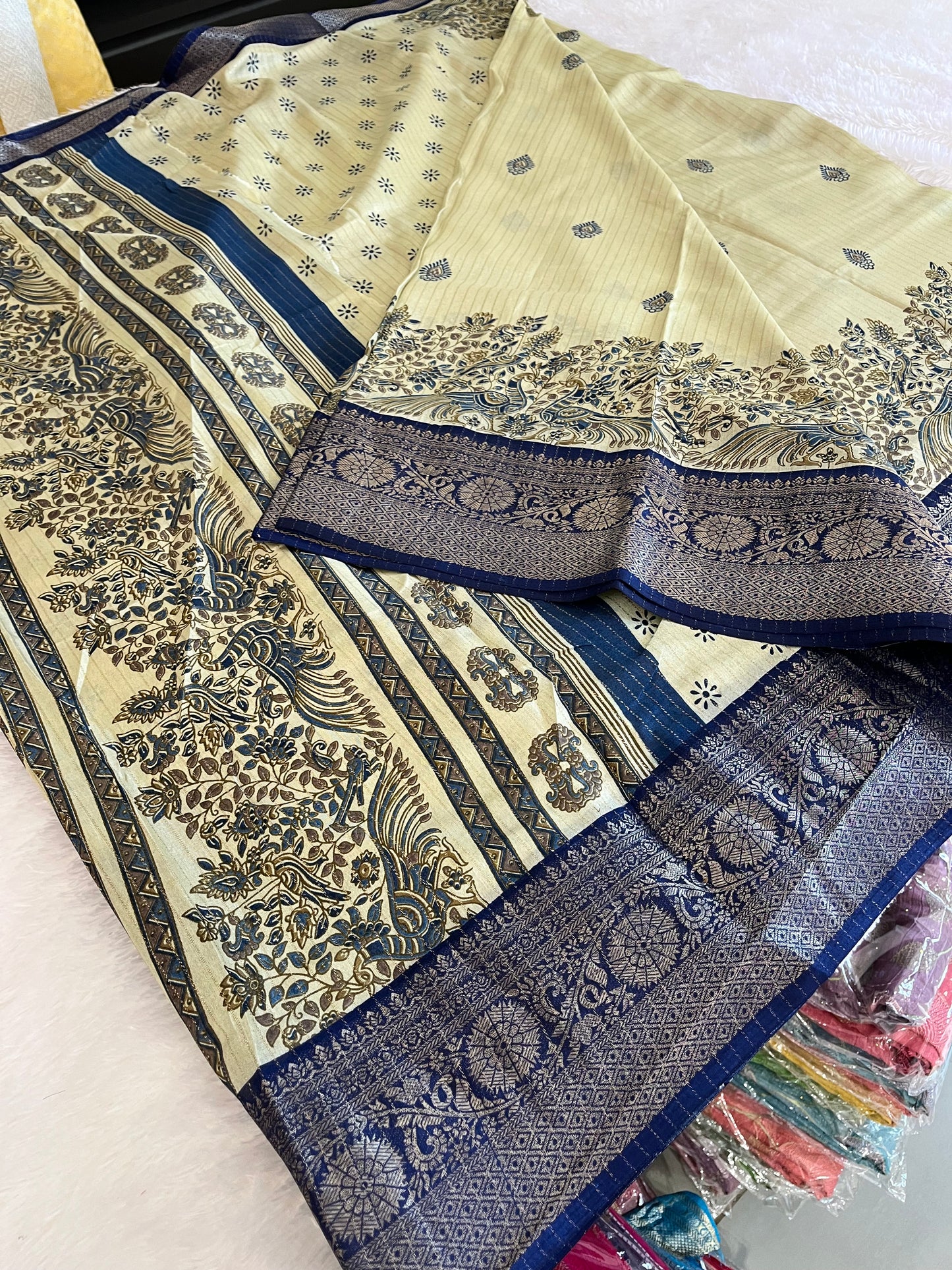 Tussar fancy-109
