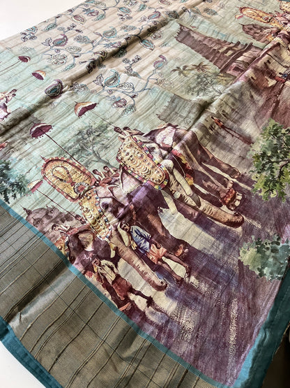 Designer Tussar Fancy