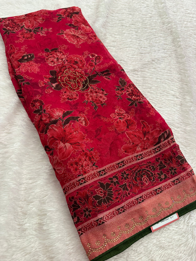 Brosso Fancy Saree New-JU10