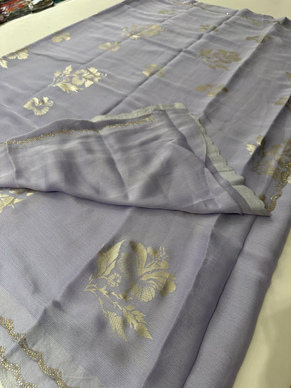 Foil Print Chiffon-J2