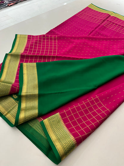 100 Gsm Pure Mysore Crepe