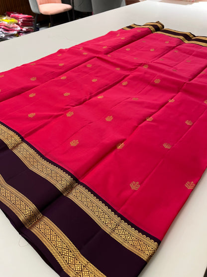 Pure Kanchipuram silk saree with silk mark certified