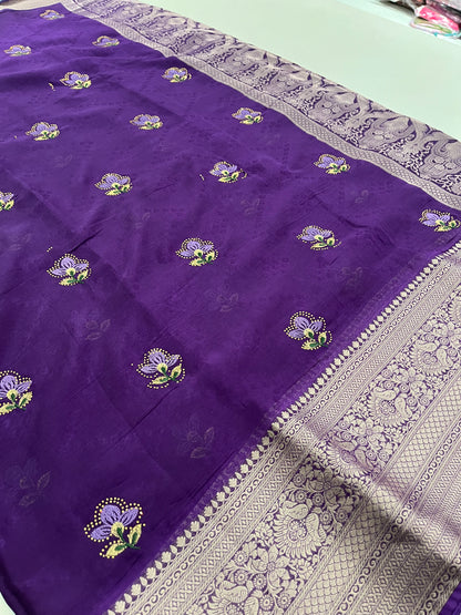 Premium laser chiffon