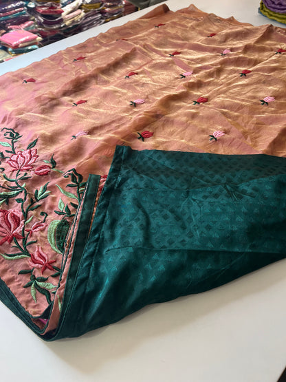 Designer Simmer Fancy Saree