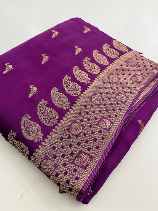 Pure Banarsi Satin Silk