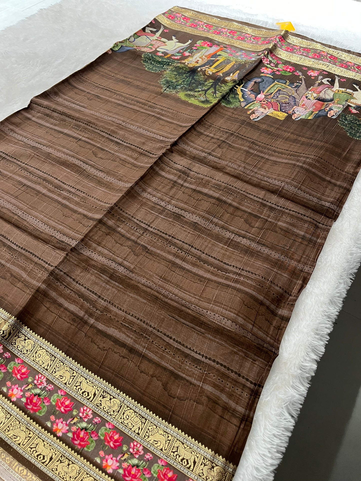 M13 Designer Dupion silk