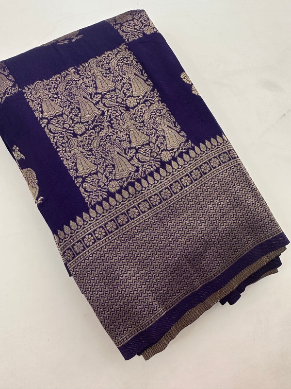 Banarsi Crape Silk-J29