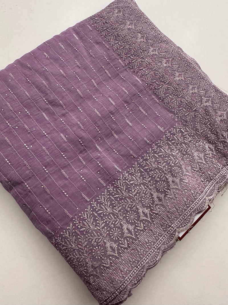 Soft Organza Fancy Saree-J24