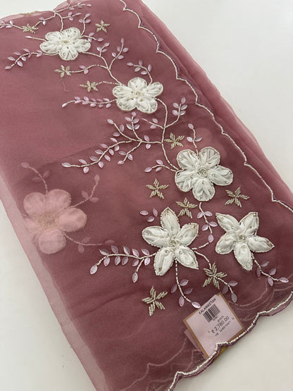Organza Work Fancy Appliqué Work-M24