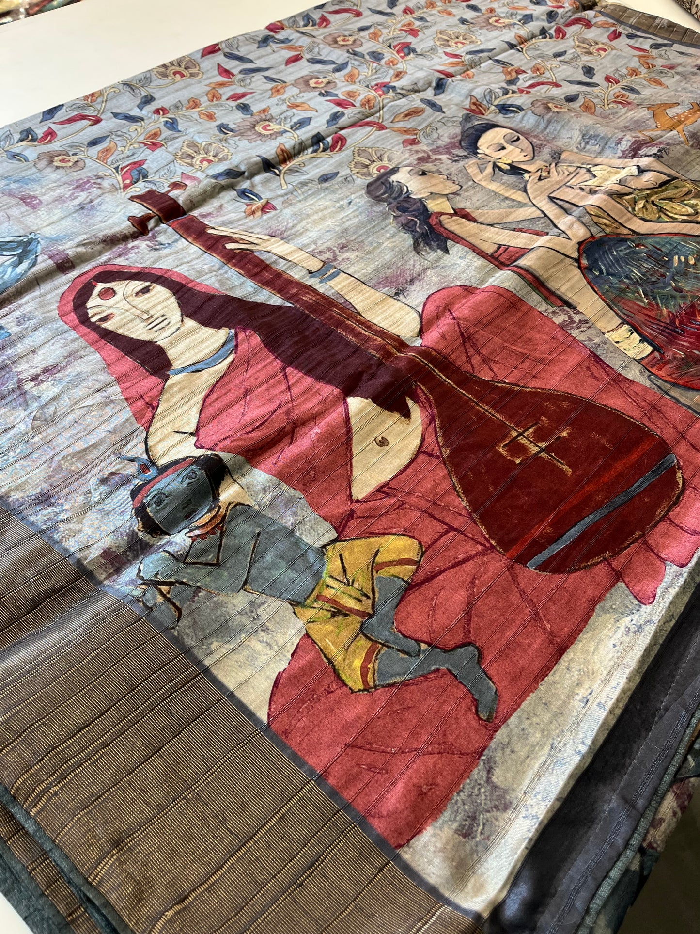 Designer Tussar Fancy