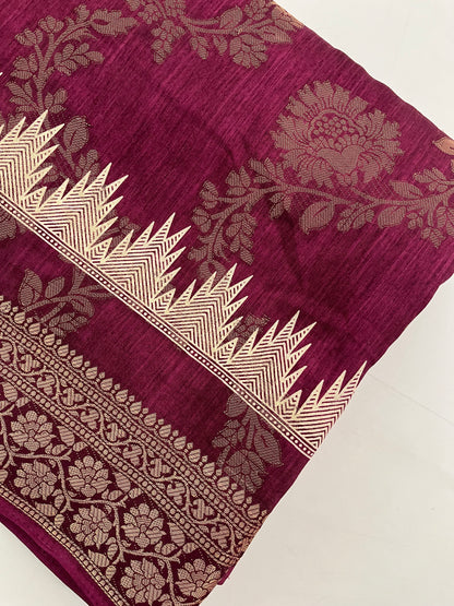 Tussar  Saree