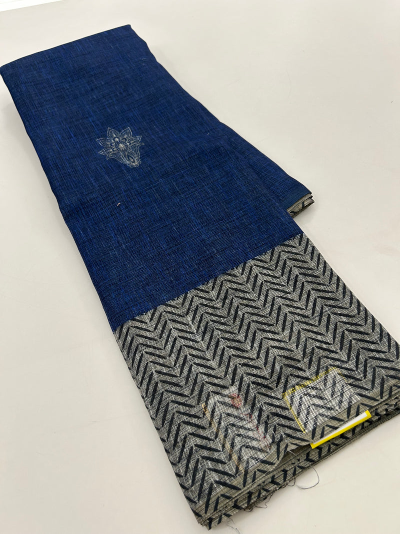 Cotton Fancy Saree-JU30