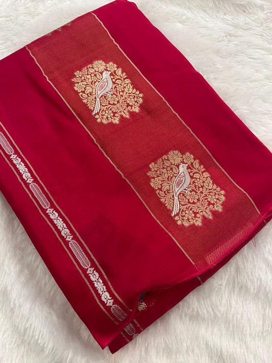 Borderless Chinnon Fancy saree