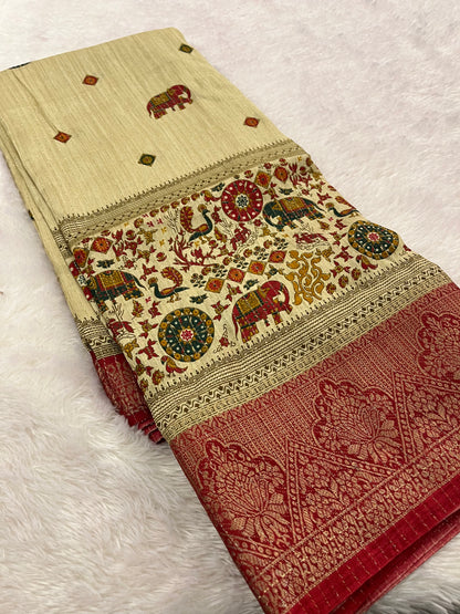 Tussar fancy