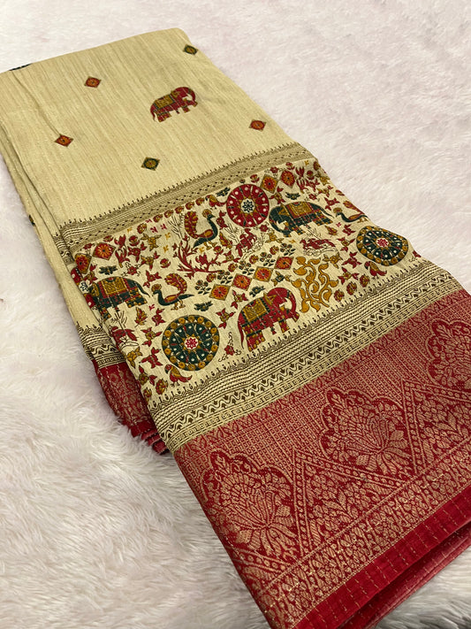 Tussar fancy
