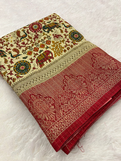 Tussar fancy