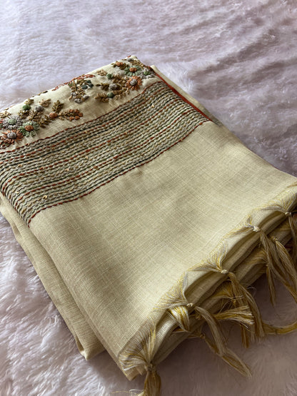 Linen Designer Embroidery