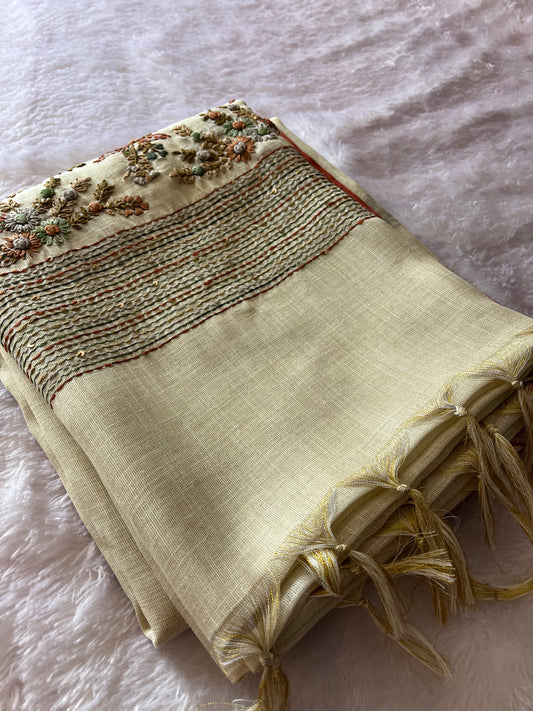 Linen Designer Embroidery