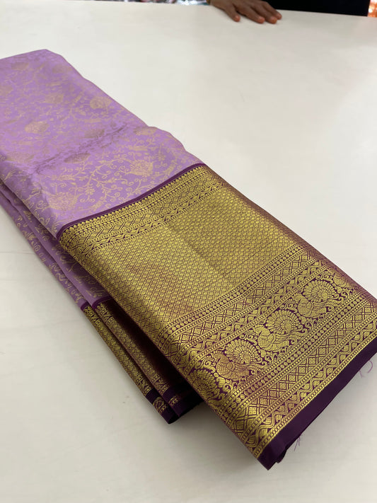 Pure Brocade Kanchi silk