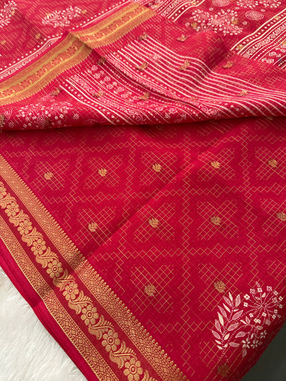 Tussar Chiffon-J6